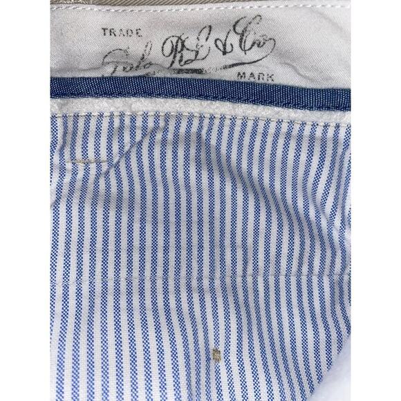 Polo By Ralph Lauren RN#41381 khaki beige chino pants 100% cotton mens 40/32 - Picture 5 of 11